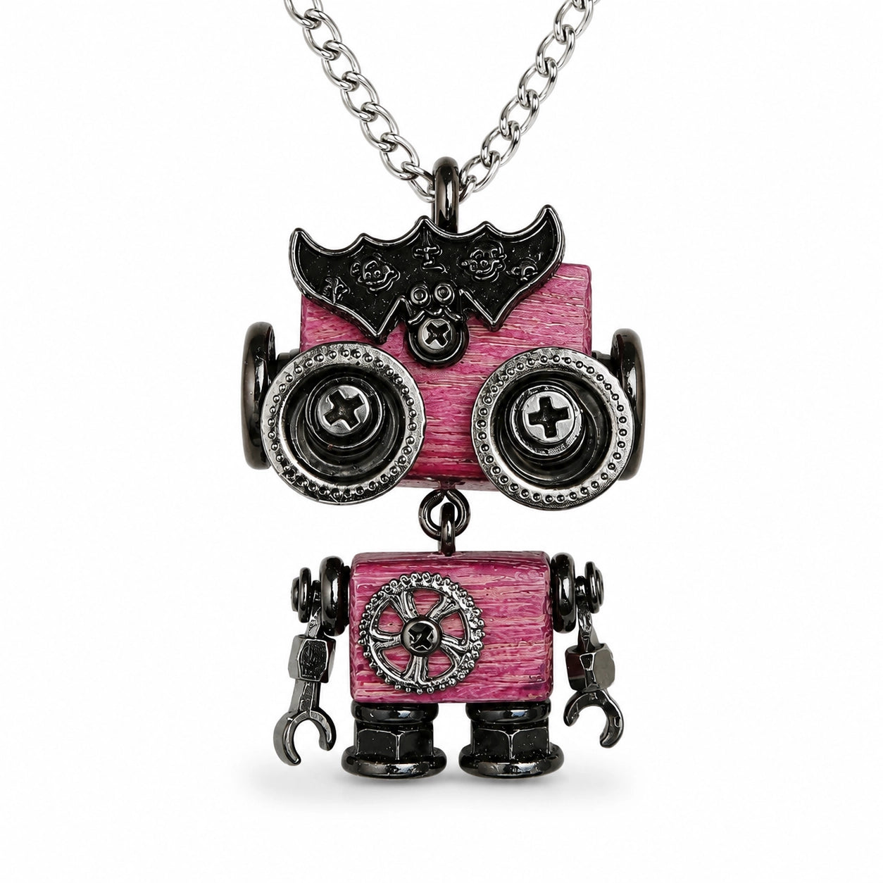 Punk Robot Spike Necklace