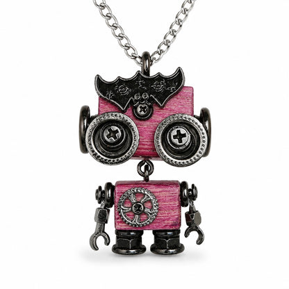 Punk Robot Spike Necklace
