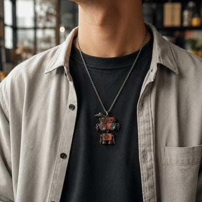 Punk Robot Claw Pendant