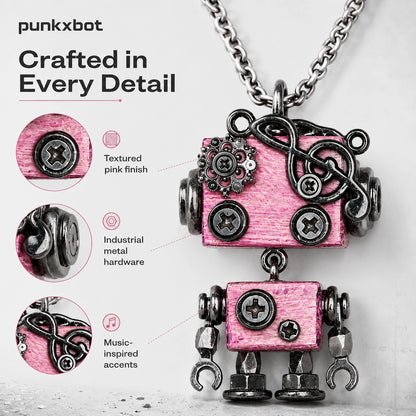 Punk Robot Axe Charm