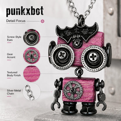 Punk Robot Spike Necklace