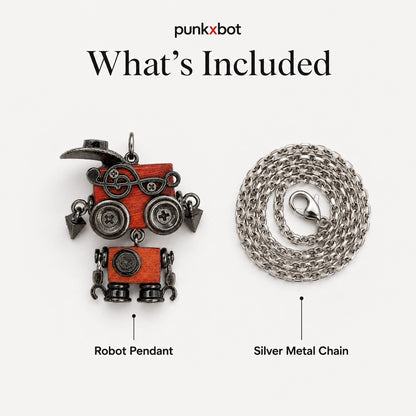 Punk Robot Claw Pendant