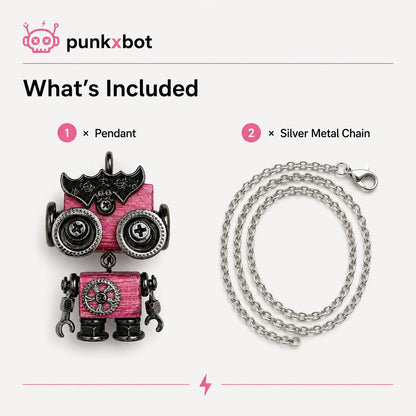 Punk Robot Spike Necklace