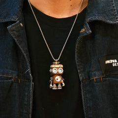 PUNKXBOT-The Retro Robot Necklace D
