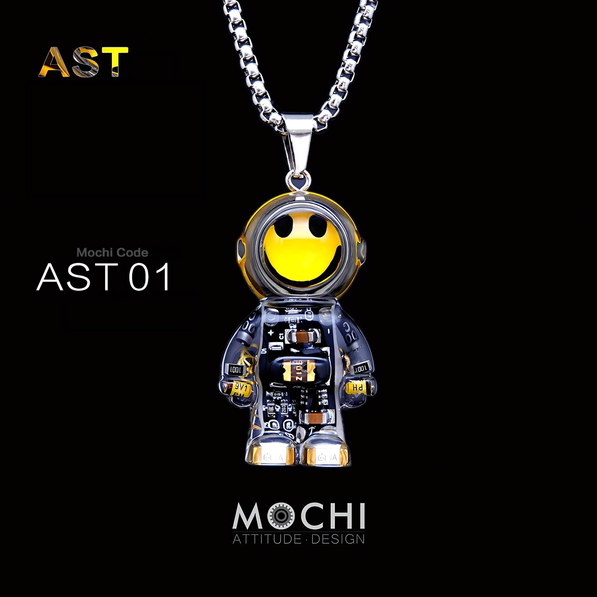 Astronaut - Cyberpunk Pendant & Chains