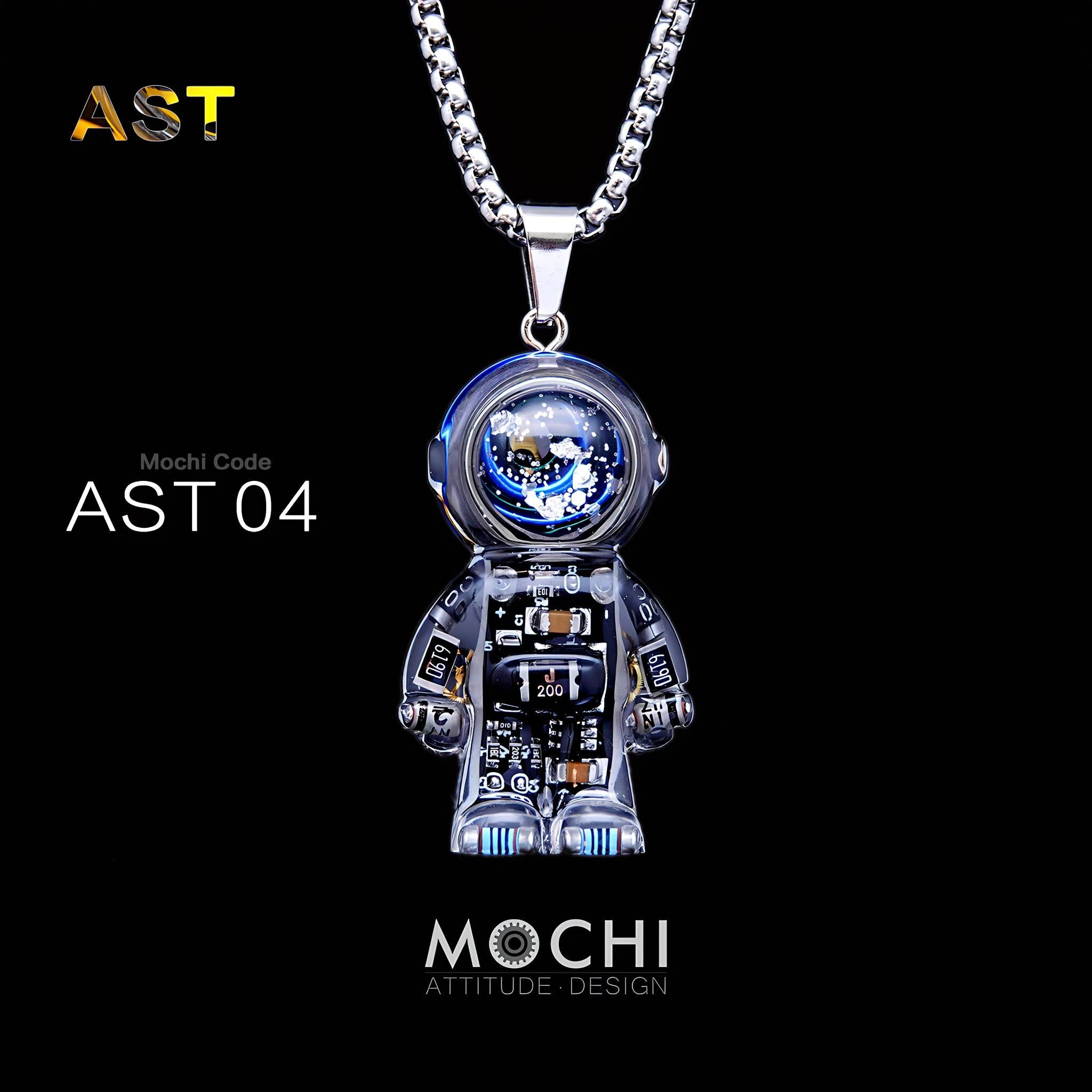 Astronaut - Cyberpunk Pendant & Chains