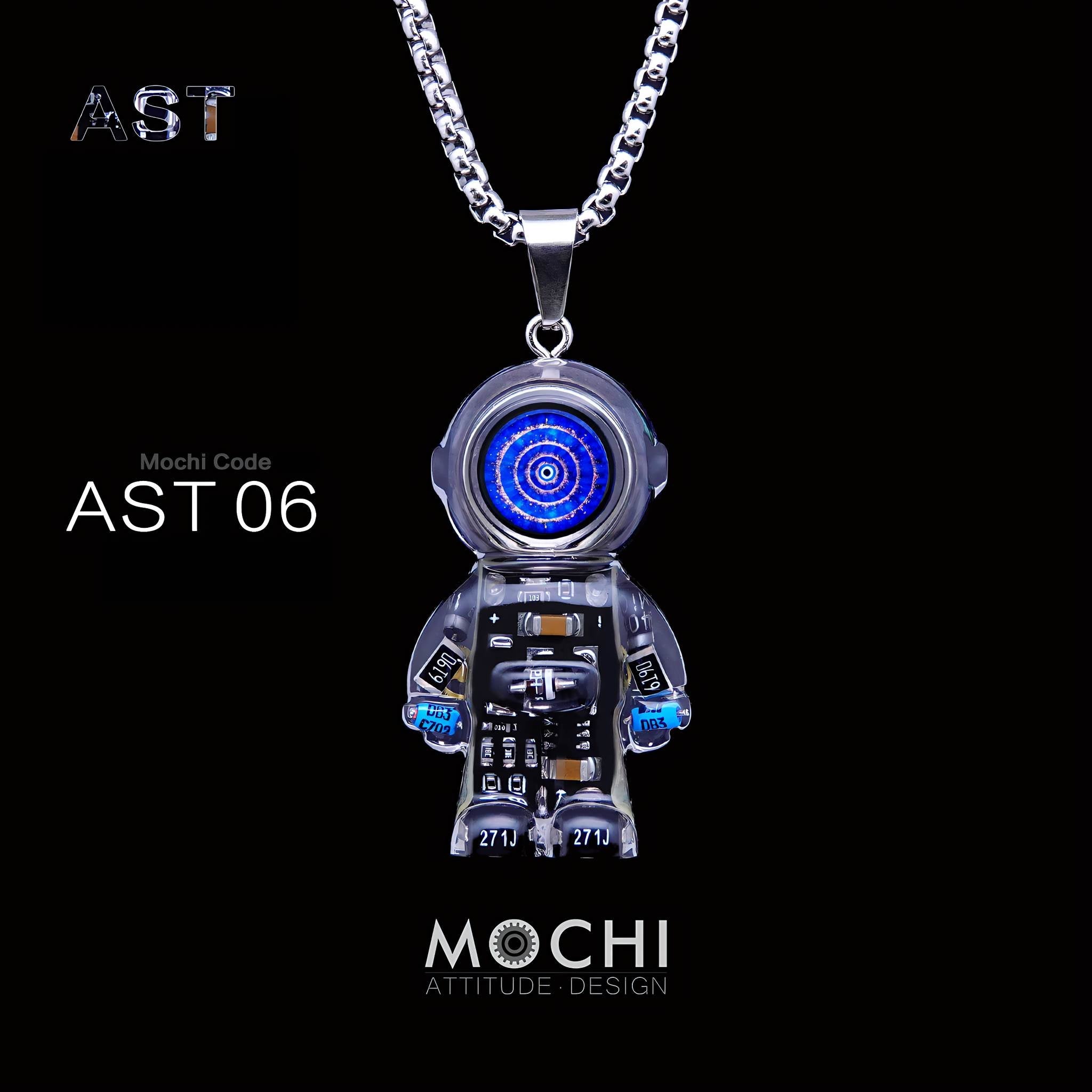 Astronaut - Cyberpunk Pendant & Chains