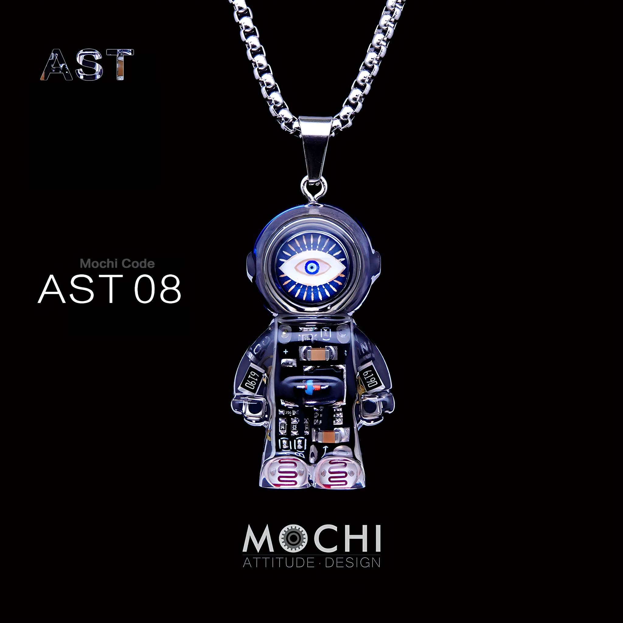 Astronaut - Cyberpunk Pendant & Chains