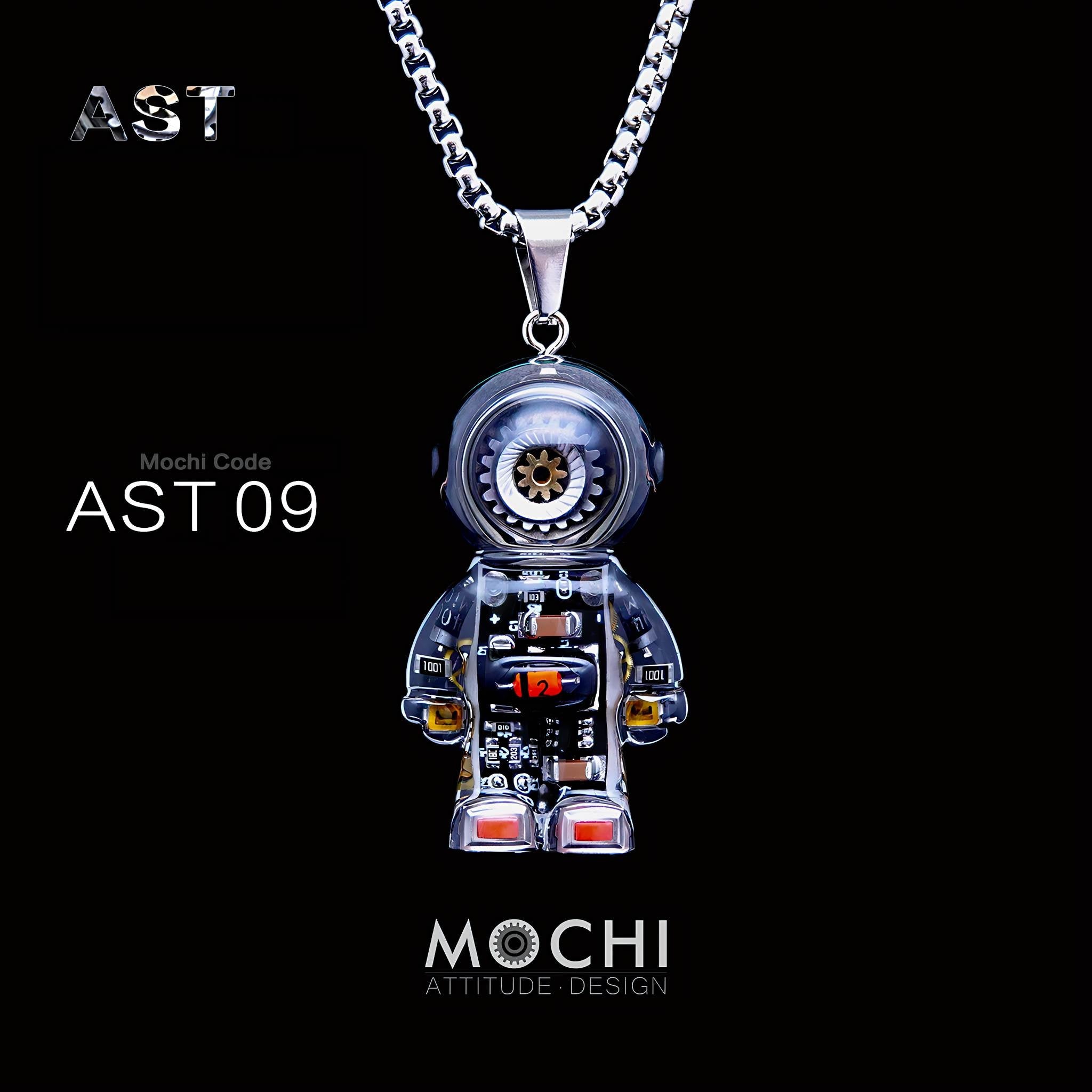 Astronaut - Cyberpunk Pendant & Chains