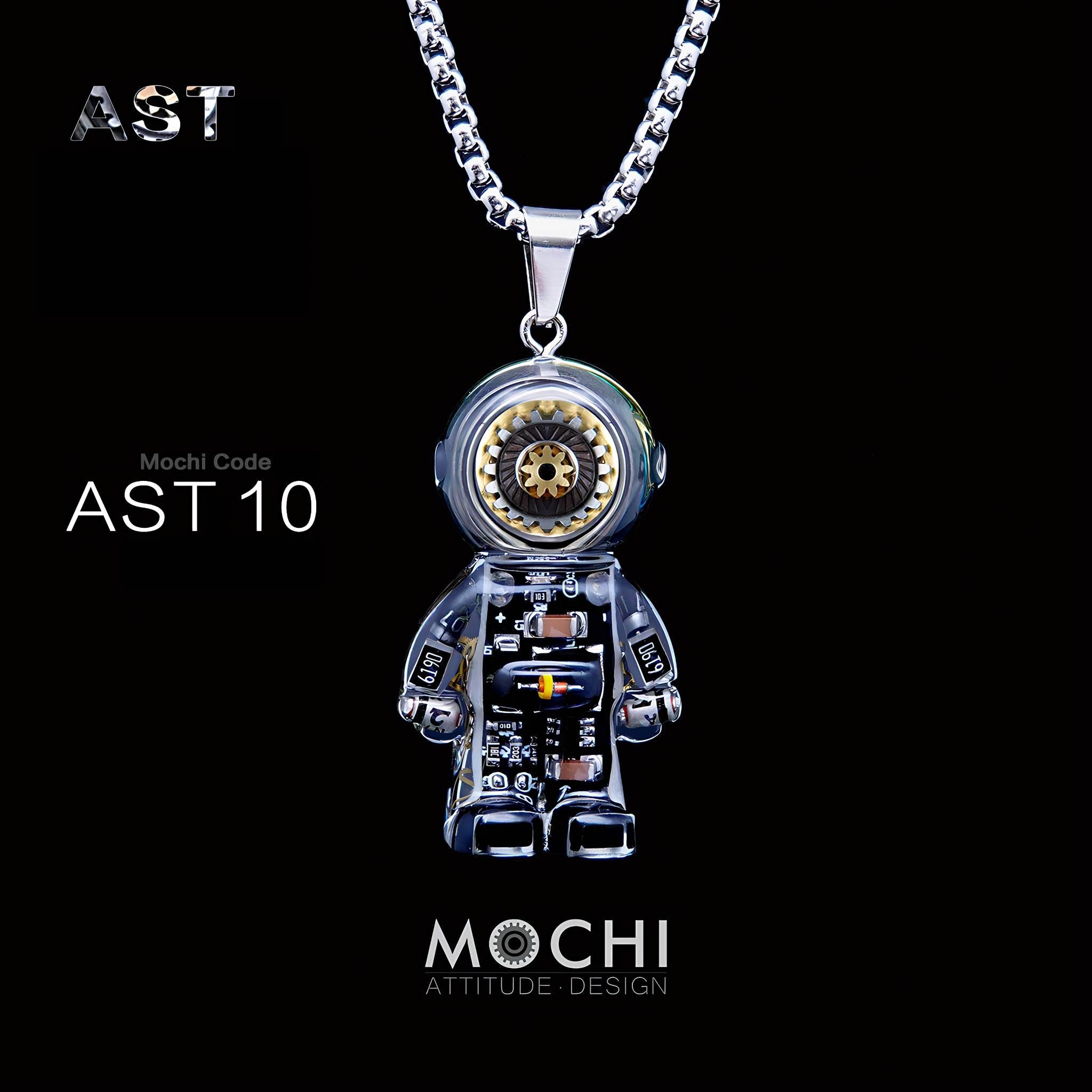 Astronaut - Cyberpunk Pendant & Chains