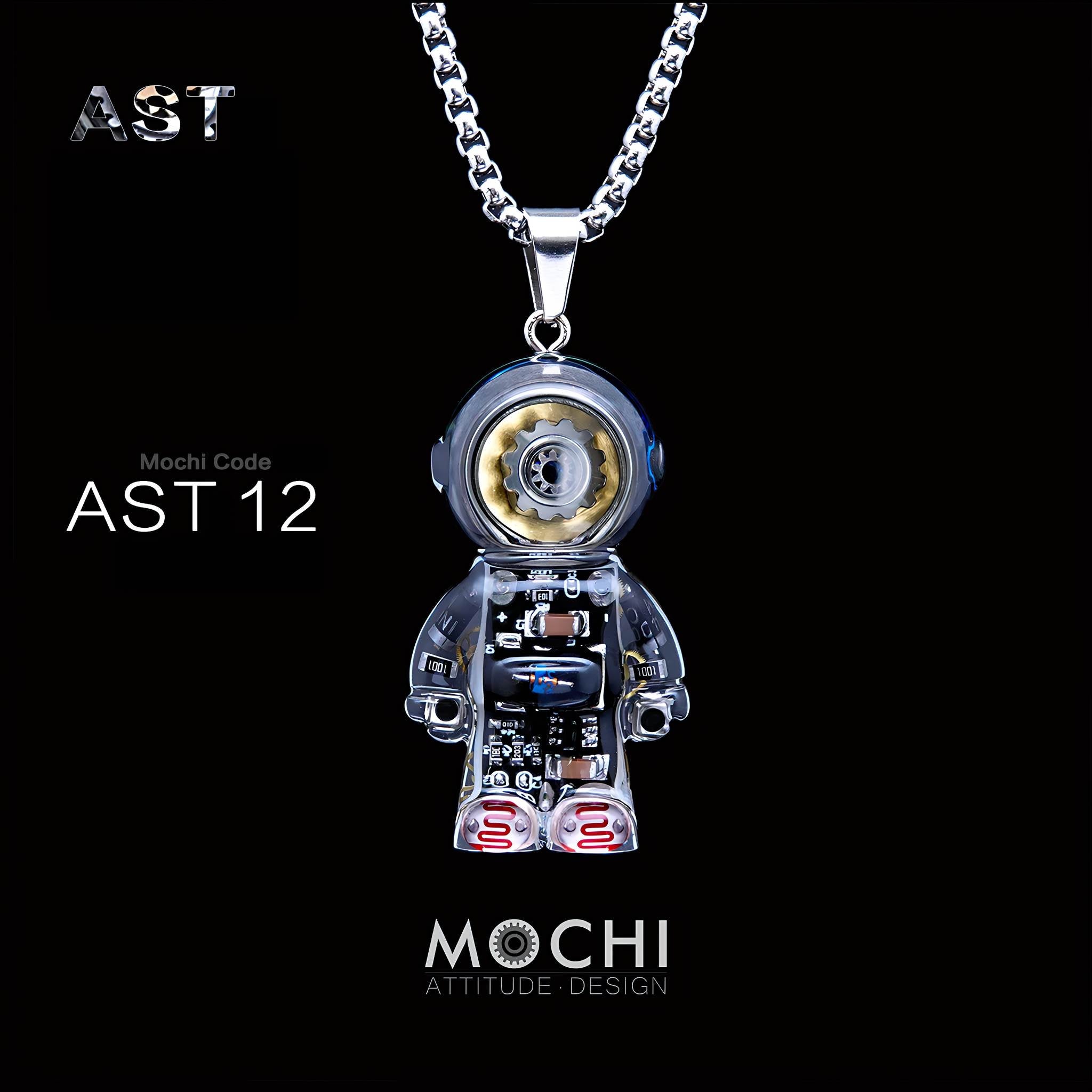 Astronaut - Cyberpunk Pendant & Chains