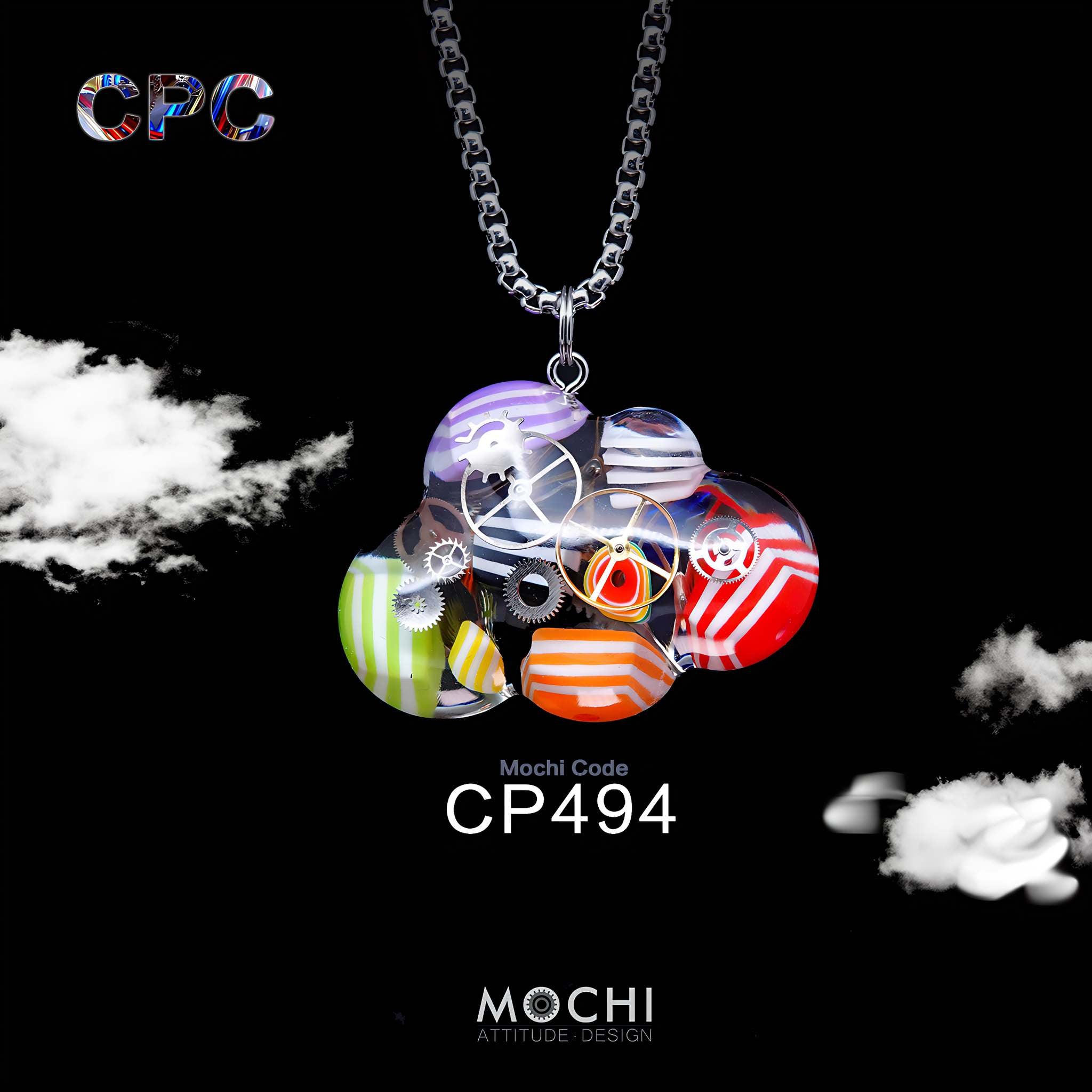 Cloud - Cyberpunk Pendant & Chains