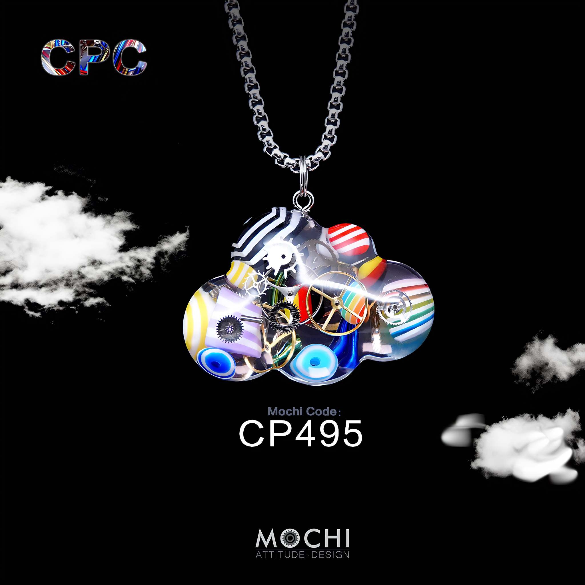 Cloud - Cyberpunk Pendant & Chains