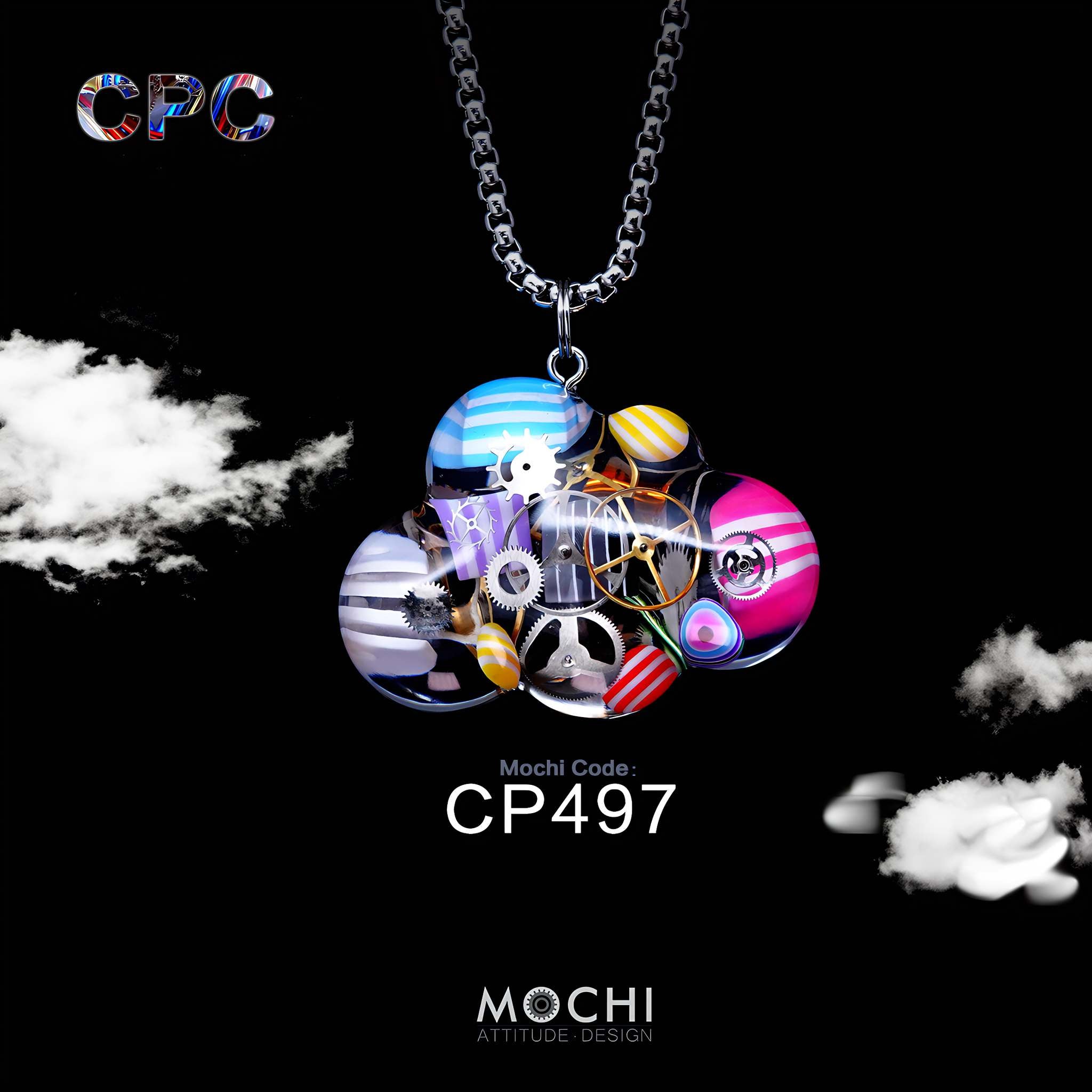 Cloud - Cyberpunk Pendant & Chains