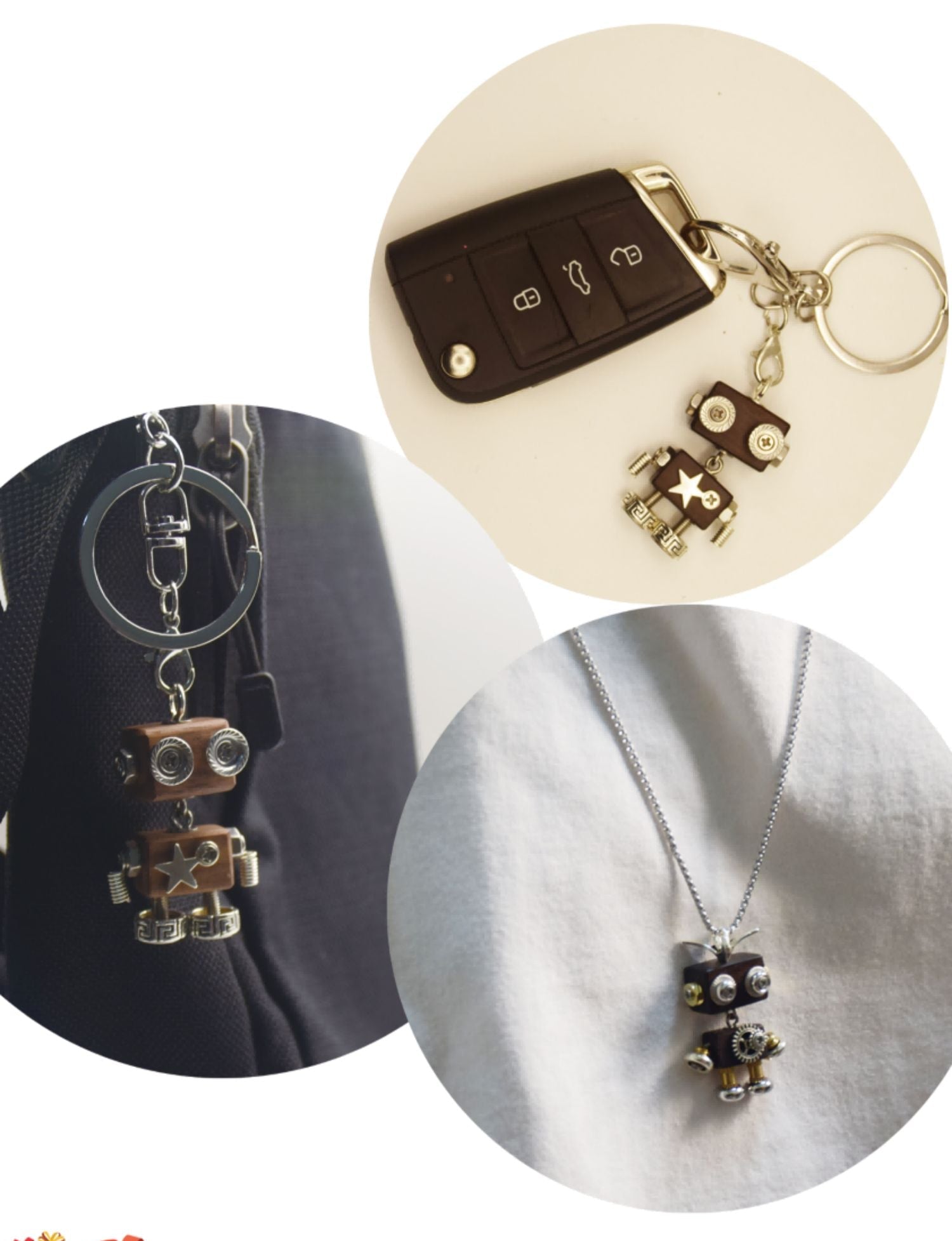 PUNKXBOT-The Retro Robot Necklace C