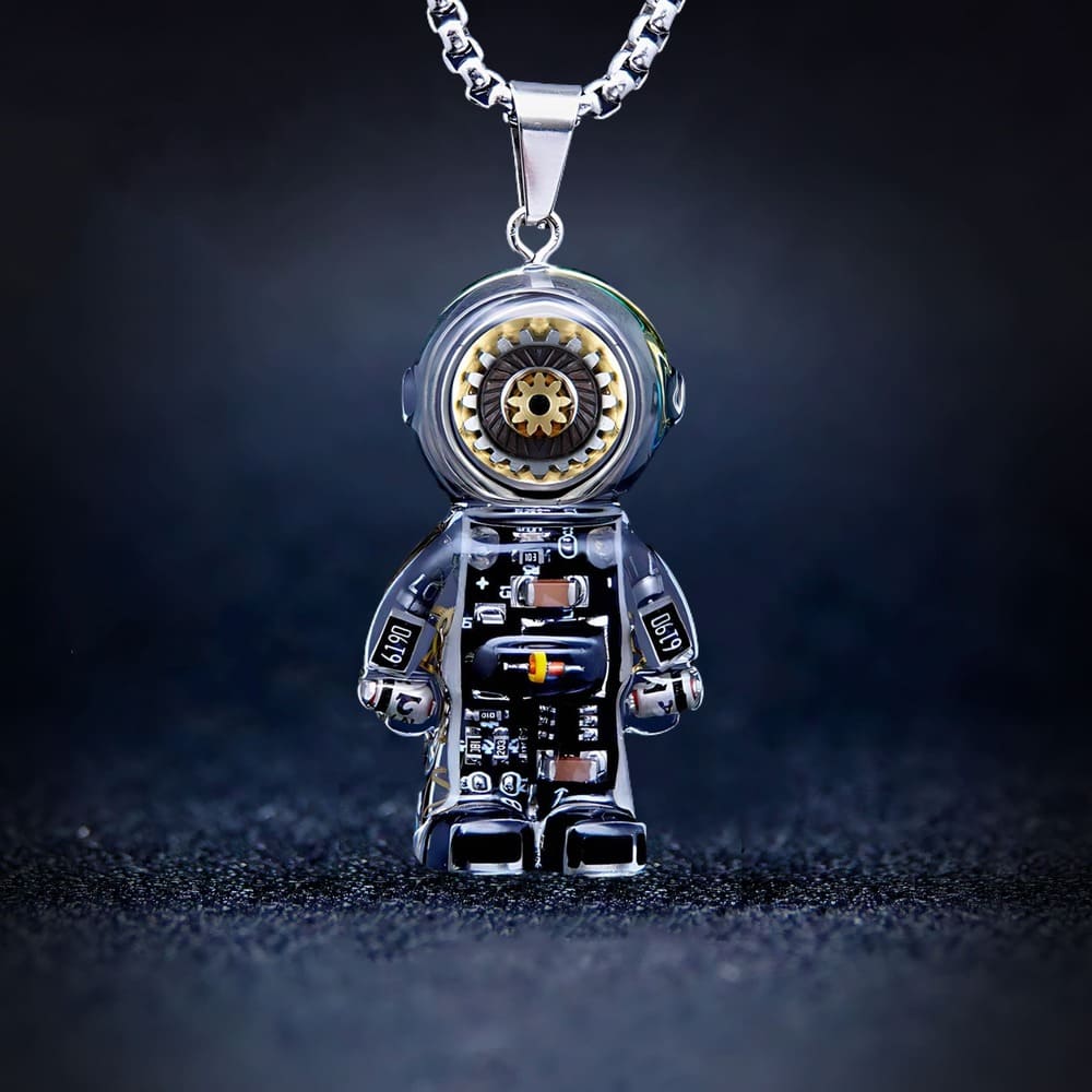 Astronaut - Cyberpunk Pendant & Chains