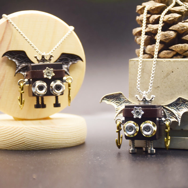 PUNKXBOT-The Retro Robot Necklace Devil series