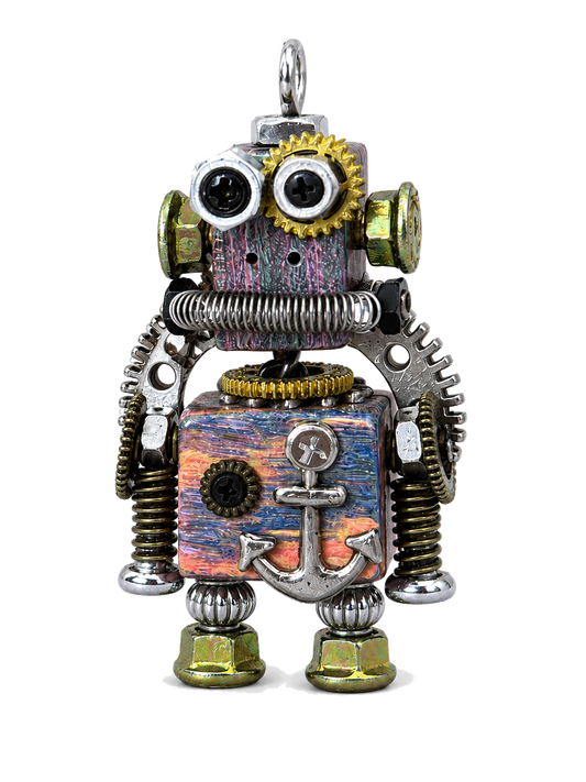 Punkxbot Diver Robot Pendant – Anchor