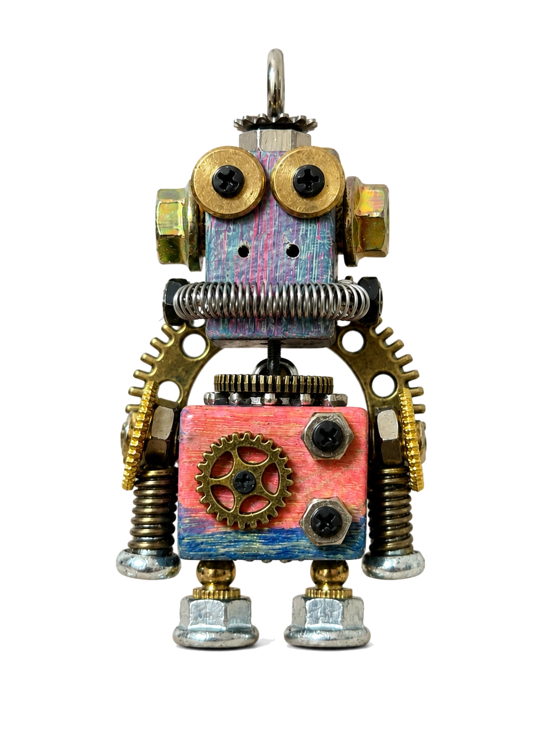 Punkxbot Diver Robot Pendant – Coral