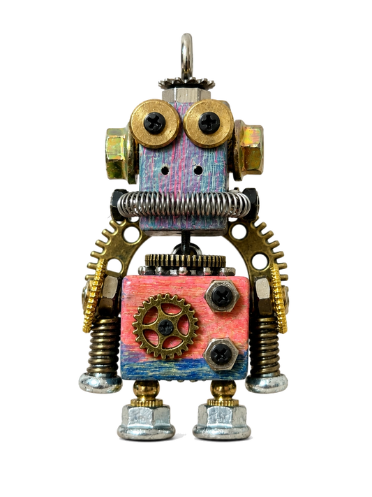 Punkxbot Diver Robot Pendant – Coral
