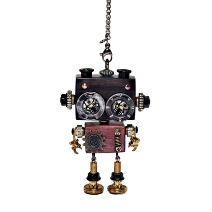 Punkxbot The Artisan - Gilded Gear-LED lights 💡