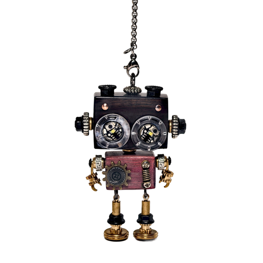 Punkxbot The Artisan - Gilded Gear-LED lights 💡