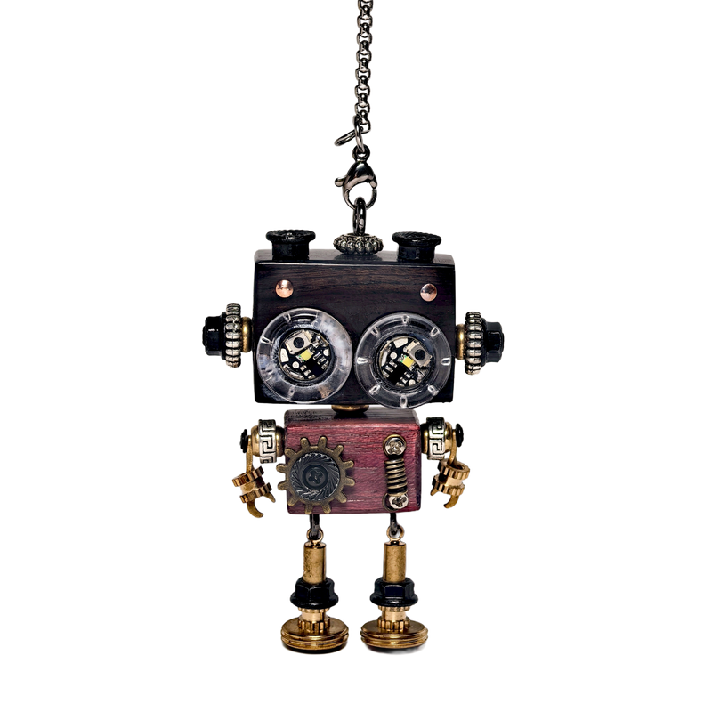 Punkxbot The Artisan - Gilded Gear-LED lights 💡