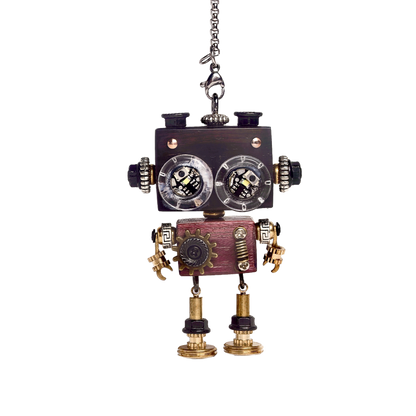 Punkxbot The Artisan - Gilded Gear-LED lights 💡