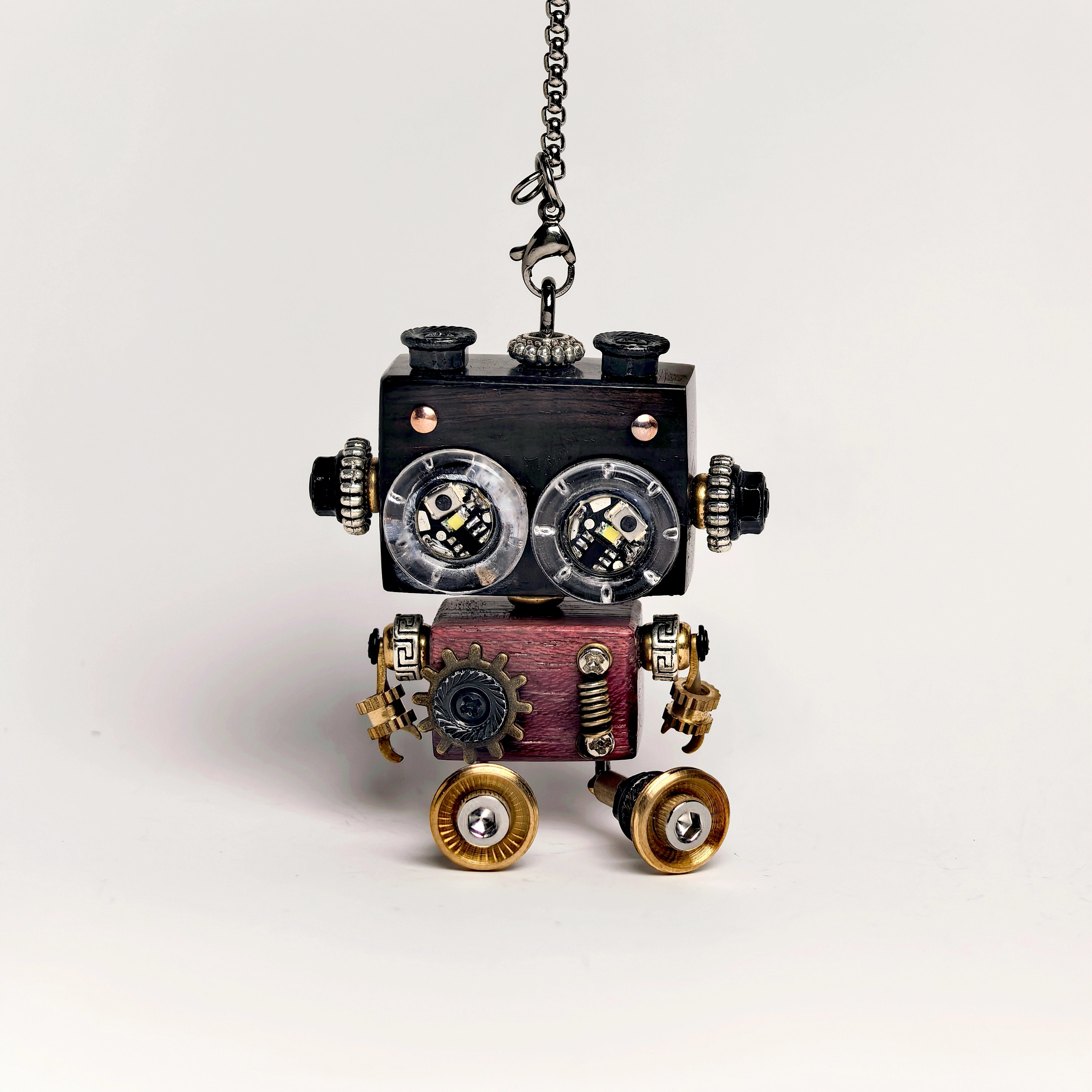 Punkxbot The Artisan - Gilded Gear-LED lights 💡