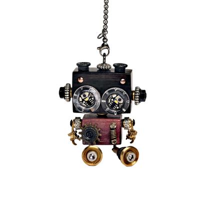 Punkxbot The Artisan - Gilded Gear-LED lights 💡