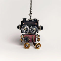 Punkxbot The Artisan - Gilded Gear-LED lights 💡