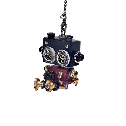 Punkxbot The Artisan - Gilded Gear-LED lights 💡